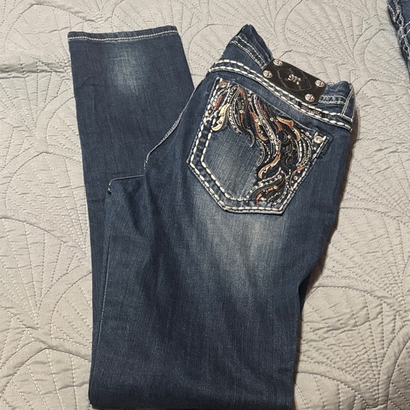 Miss Me Dark Blue Boot Cut Jeans - Picture 5 of 5